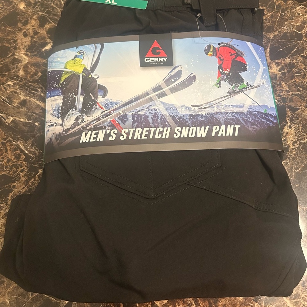 Gerry Men's Black Stretch Snow Pant